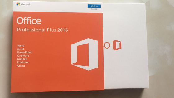 ऑनलाइन एक्टिवेशन 1 pc Microsoft Office 2016 प्रो प्लस डीवीडी कार्ड